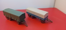 WIKING - 2 LKW-ANHÄNGER MIT PLANE - LÄNGE 8,2 CM -1:87- TOP-ANSEHEN!