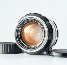 Ex + 5 Nikon Nippon Kogaku Nikkor-s Auto 50mm F/1.4 6 Klingen Mf Linse Aus Japan