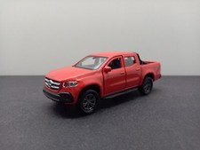 Welly Mercedes Benz X-Klasse Pickup rot Modellauto mit Rückzugmotor