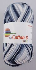 50g Cotton 8 Color Baumwolle Garn Wolle Strickgarn Stricken Häkeln GP 31,80€/1kg