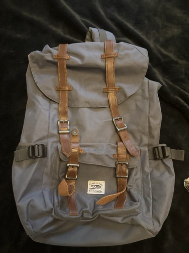 Rucksack uni schule grau braun - schule, grau/braun