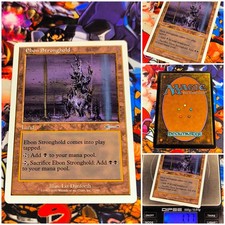 MTG Ebon Stronghold ?? ⚪ NM Magic TCG Beatdown 2000 OG Vintage Land