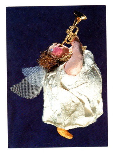 Postkarte fliegender engel - postkarte,