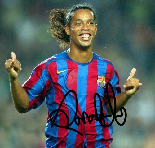 Autogramm ronaldinho - autogramm,