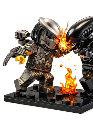 👉Predator/Minifigur/Klemmba