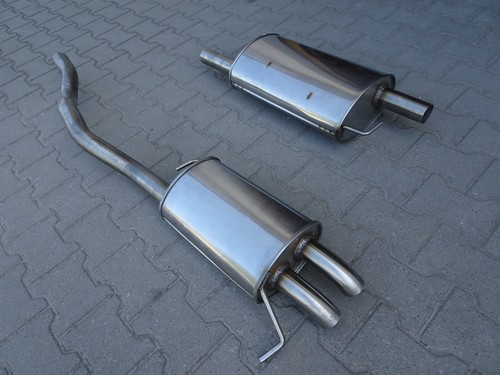 Edelstahl auspuff für - edelstahl, vw