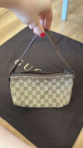 Gucci schultertasche canvas - schultertasche,