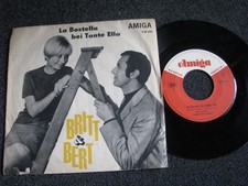 Amiga 450 694-Britt & Bert-La Bostella 7" Vinyl-1967 DDR Germany-Fotopoulos