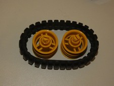 Lego Duplo Toolo 2x Rad felge + kette vom raupenbagger