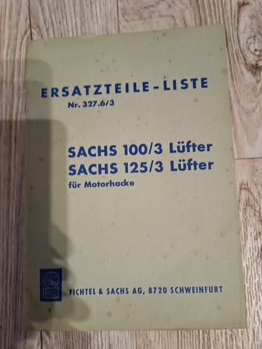Fichtel sachs 100 - 3, lüfter