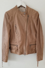 Street One Echtlederjacke (Gr. S, beige)