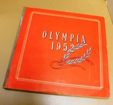 Olympia 1952 Sammelbildalbum 1. Band, komplett, Bilder schwarz/weiß, gebr.!