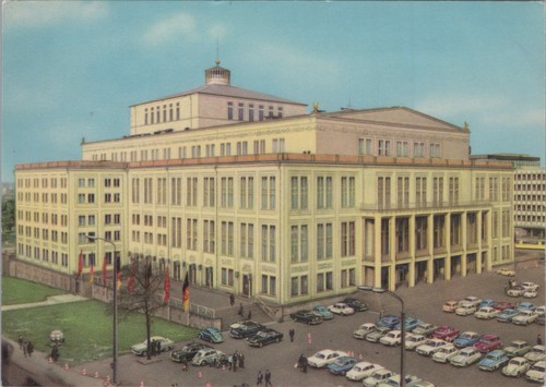 Ddr ansichtskarte leipzig oper - ddr,