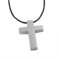 Edelstahl kreuz anhänger - edelstahl,