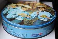 alt Blechdose 24cm Bahlsen