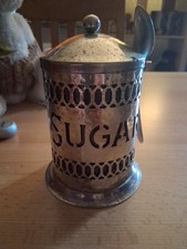 Zucker Dose, England,  14 cm