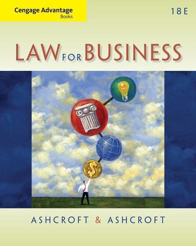Cengage advantage books - books:, law