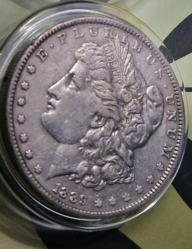 1889 silber morgan - dollar, viel