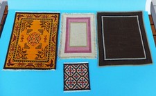 Konvolut Teppiche gestickt -
