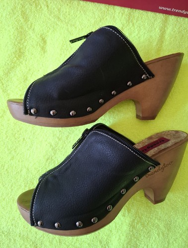 Edle leder clogs nieten - edle,