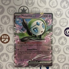 Pokémon Meloetta Ex 044/086 Schwarze Blitze Englisch Boosterfrisch