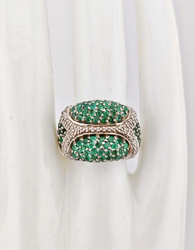 Smaragd ring 925 - 925, silber