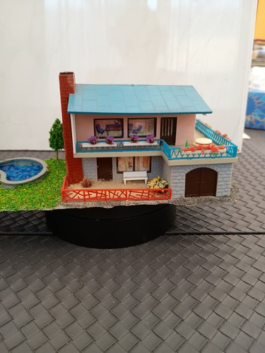 Eisenbahn modellbau villa mit - eisenbahn,