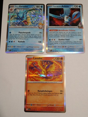 Holo pokemon karte - 3x,
