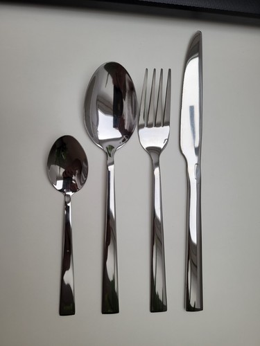 Edelstahl besteckset von aldi - edelstahl,