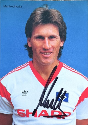 Manfred kaltz signierte - manfred,