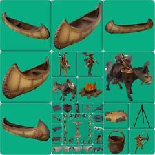 Schleich Indianer Figuren  - Wildwest Western Kutsche Zubehör AUSWÄHLEN #S31