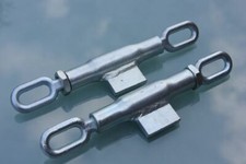 2 x Stück Spannschloss M22 x