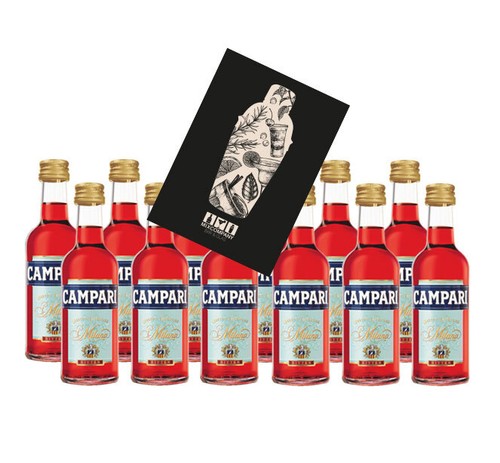 Campari bitter miniatur 12x - bitter,