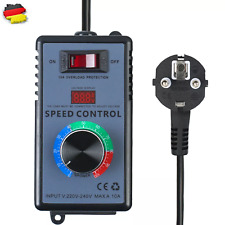 230V Drehzahlregler Drehzahlsteller Motordrehzahlsteuerung Ventilatoren Motoren