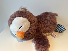 Nici Eule Oscar Oskar liegend ca. 35 cm Stofftier Kuscheltier