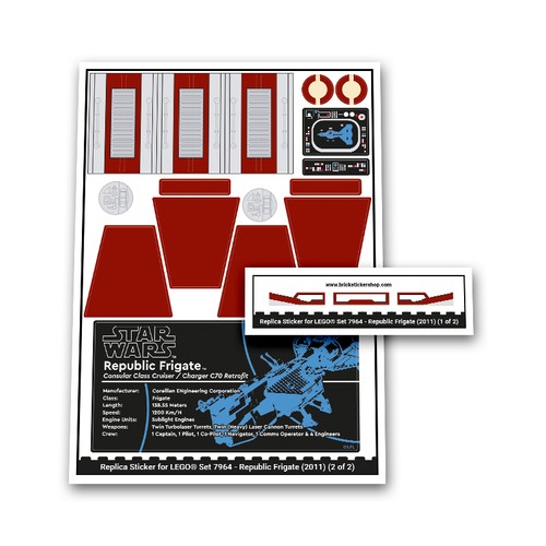 Replacement sticker for - sticker, set
