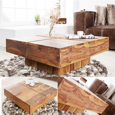 Design Massivholz Couchtisch