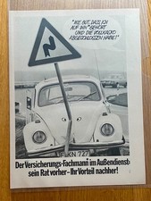 VW Käfer gegen Verkehrsschild