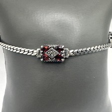 Art Deco zierliches rotes