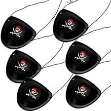 6er Set Piratenklappe