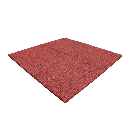 Fallschutzmatten rot - 1m²,