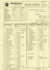 Datenblatt Einstellen Ersatzteile Solex 40 PDSIT Vergaser - VW 412 / 75PS