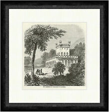 Das Jagdschloß im Tannenwald bei Homburg Zinnen Saarland Pfalz  Faksimile_E 5931