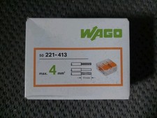 Wago Klemmen 221-413 max.  4mm - Neu und OVP 
