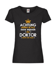 Erheben Sie sich: Doktor | Doktorand | Doktortitel Damen Shirt Schwarz