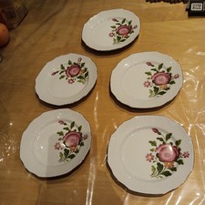 Bareuther Ostfriesenrose Goldrand Kuchenteller flach 16,5 cm