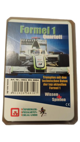 Formel quartett kartenspiel - formel,