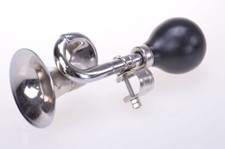 Ballhupe Fahrradhupe Fahrrad Lenker Hupe Ball Posthorn Horn verchromt