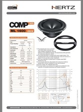 Hertz Mille ML-1600 250W 6,5