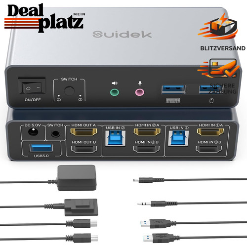Hdmi kvm switch computer - hdmi, 2